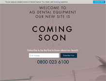 Tablet Screenshot of agdental.co.uk